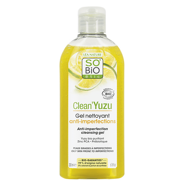 So'Bio Étic Clean’Yuzu Gel Nettoyant Anti-Imperfections Bio 200ml 4