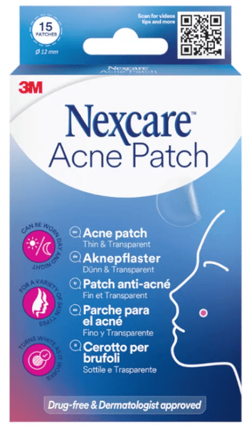 Nexcare Roja/Blanco Acne Patch 15 Uds - Imagen 2