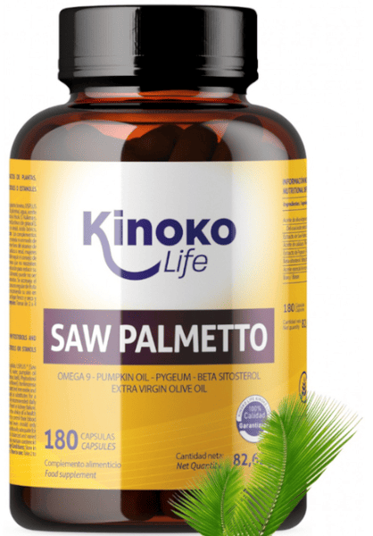 Kinoko Life Saw Palmetto 180 Cápsulas