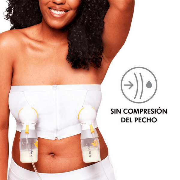 Medela Top extracción Fácil Blanco Talla XL