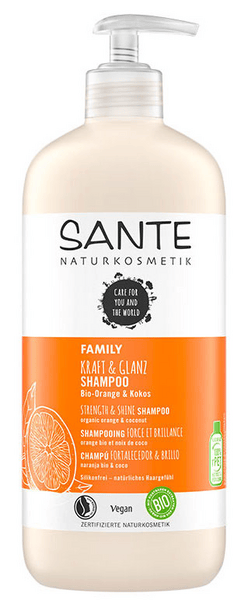 Sante Champú Brillo Family Naranja y Coco BIO 950 ml