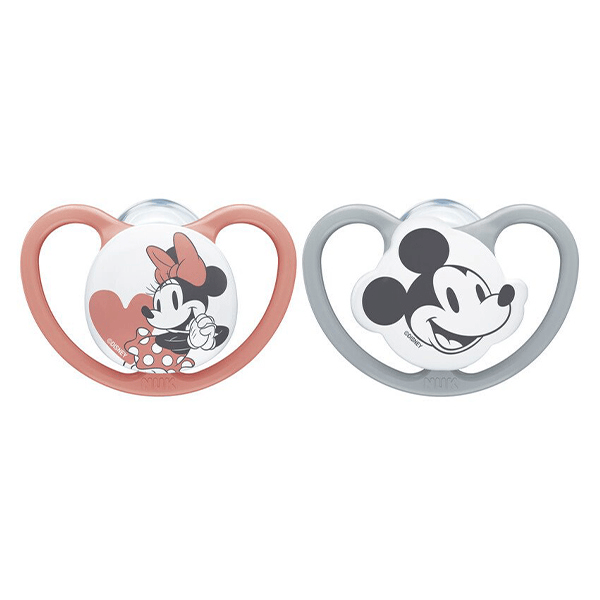 Sucette Space Silicone +0m Minnie Lot de 2 2