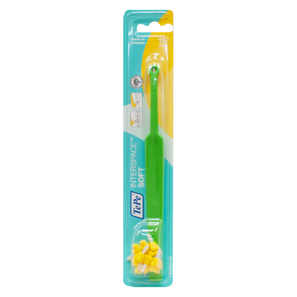 Interspace Brosse à Dents Souple + 12 têtes