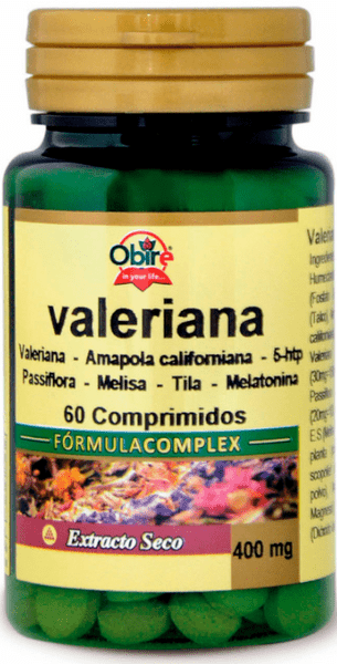 Obire Valeriana Complex 400 Mg Extracto Seco 60 Comprimidos