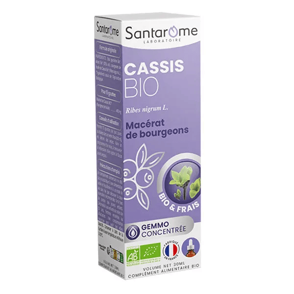 - Bourgeon de Cassis Bio - Gémmothérapie - Flacon de 30ml