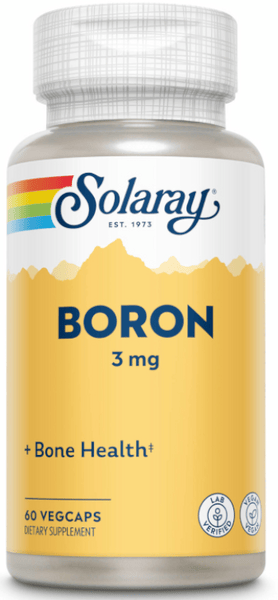 Solaray Boro Citrato 60 Cápsulas Vegetales