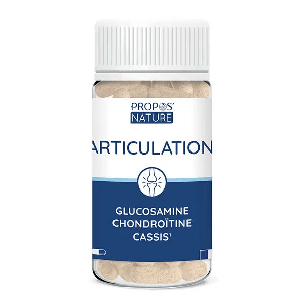 Articulation Glucosamine chondroïtine et Cassis 60 gélules