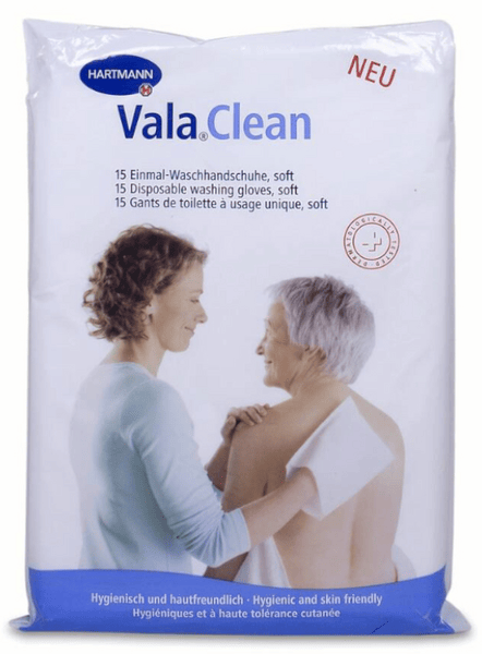 Valaclean Soft Manopla Desechable 15 uds
