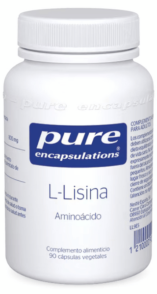 Pure Encapsulations L-Lisina 90 Cápsulas - Imagen 3