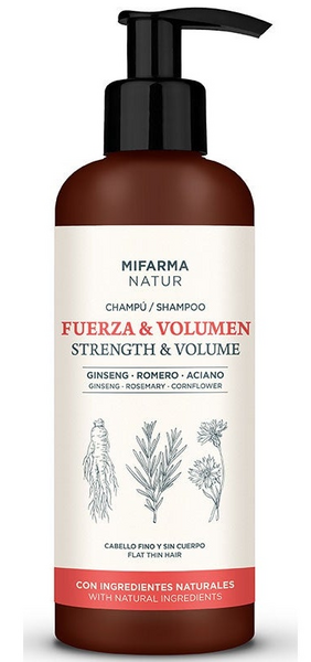 Mifarma Natur Champú Anticaida Fuerza & Volumen 250ml