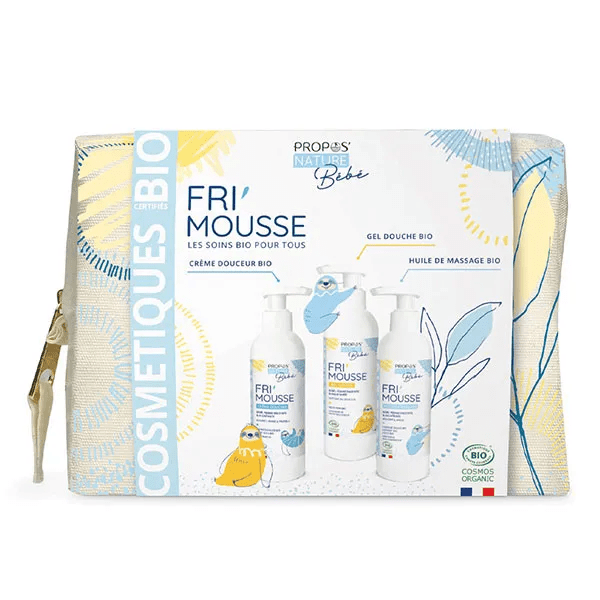 Trousse Fri'Mousse 3 soins Bio pour bébé
