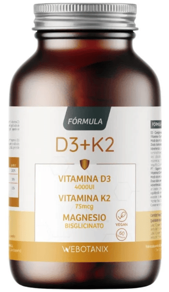 WeBotanix Vitamina D3+K2 60 Cápsulas