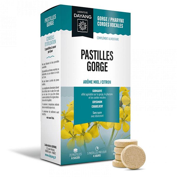 Pastilles gorge 20 past