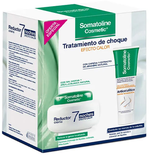 Somatoline Cosmetic Reductor 7 Noches Crema 400ml + Crema Termoactiva 250ml