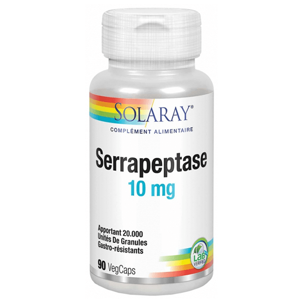 Serrapeptase 10mg 90 capsules végétales 2