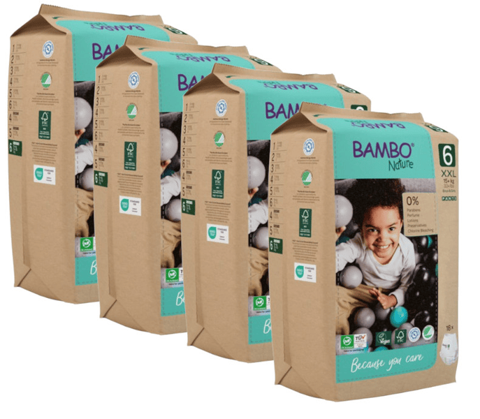 Bambo Nature Pants T6 (+18 Kg) 4x18 uds