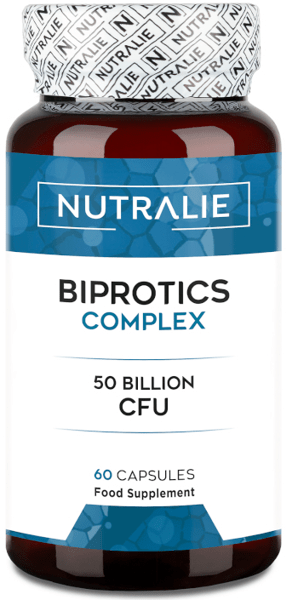 Nutralie Probióticos Intestinales 10 Cepas Biprotics 60 Cápsulas