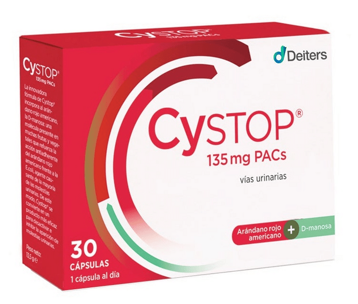 Cystop 135Mg Pacs 30 Cápsulas