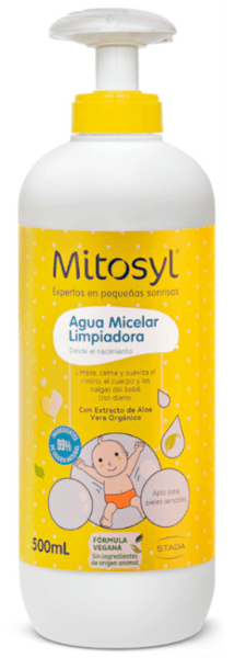 Mitosyl Agua Micelar Limpiadora con Aloe Vera Orgánico 500 ml