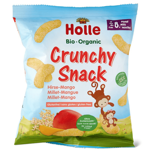 Crunchy Snack Millet Mangue Sans Gluten +8m Bio 25g 2