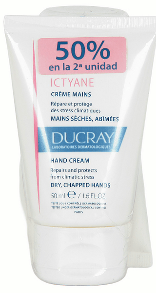 Ducray Ictyane Crema Manos 2x50 ml