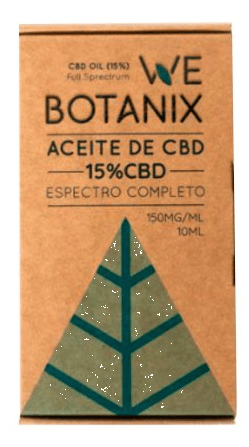 WeBotanix Aceite de CBD 15% 1500 mg 10 ml