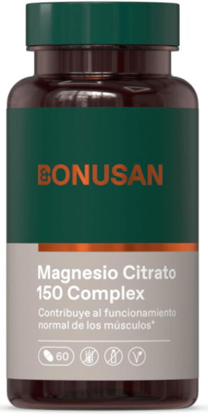 Bonusan Citrato De Magnesio 150 Complex 60 Comprimidos