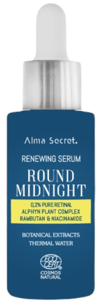 Alma Secret Round Midnight Sérum 0,2% Retinal Puro Y Niacinamida 30 Ml