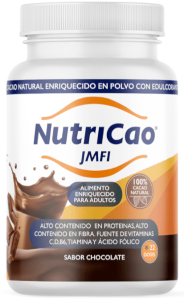 NutriCao JMFI Cacao Natural Enriquecido con Edulcorante Chocolate 450 gr