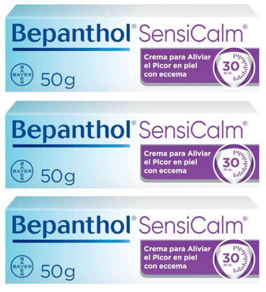 Bepanthol Sensicalm Crema Irritaciones Cutáneas y Piel Atópica 3x50 gr