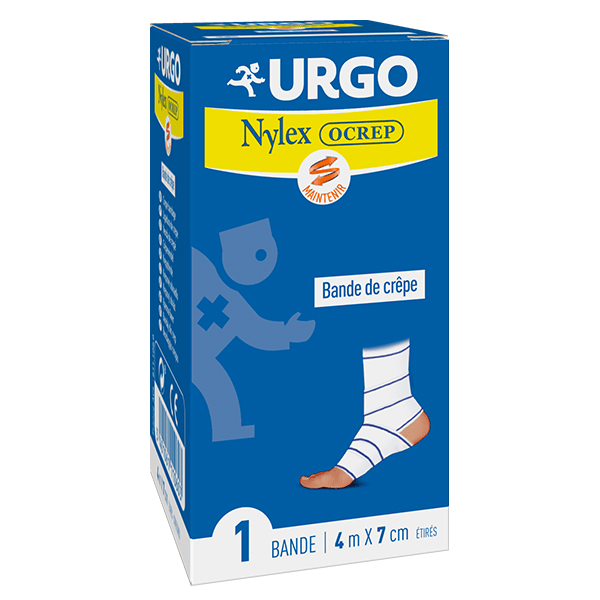 Soins Infirmiers Bande de Crêpe Nylex Ocrep 7cm x 4m 2