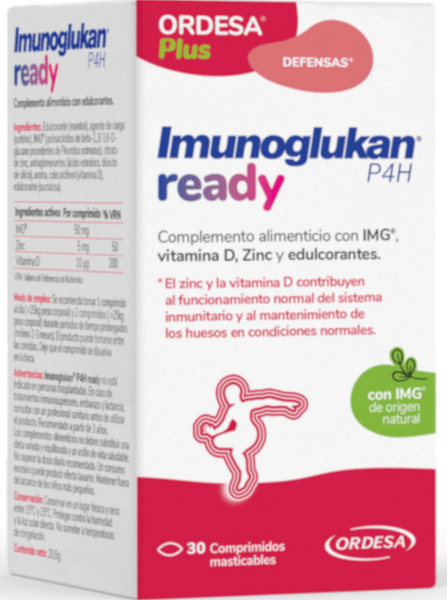 Ordesa Imunoglukan P4h Ready 30 Comp - Imagen 3