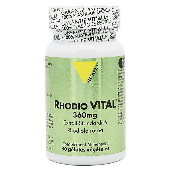 Rhodio Vital 360mg 30 gélules végétales 2