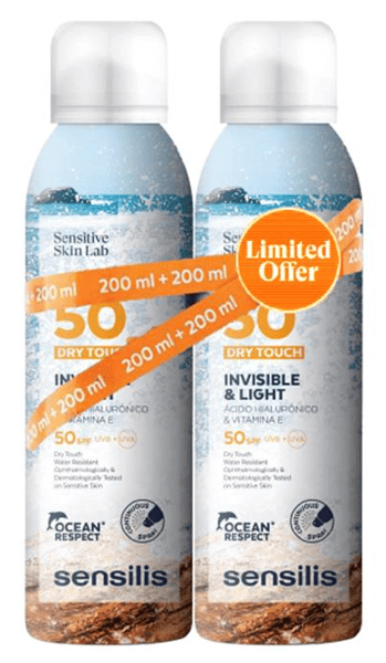 Sensilis Dry Touch SPF50 2x200 ml