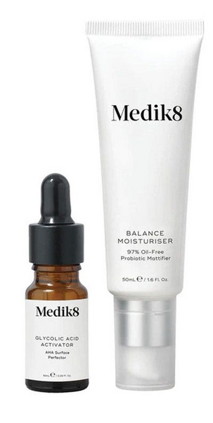 Medik8 Balance Moisturiser With Glycolic Acid Activator 50ml