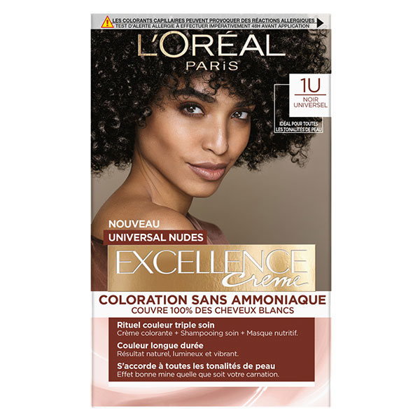Excellence Crème Universal Nudes Coloration N°1 Noir