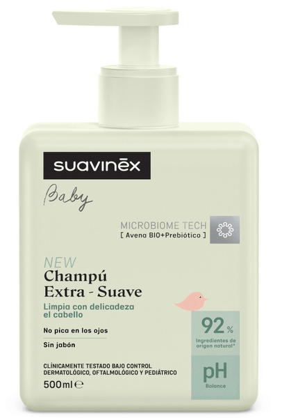 Suavinex Baby Champú Extra-Suave 500 Ml - Imagen 2