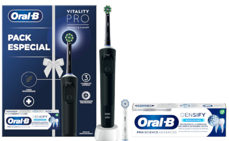 Oral-B Vitality Pro Cepillo De Dientes Eléctrico + Pasta Dental Densify 75 Ml