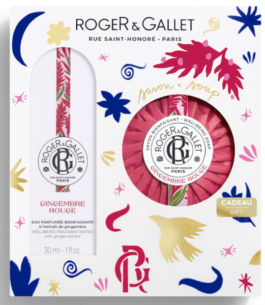 Roger&Gallet Gingembre Rouge Agua Perfumada 30 Ml + Jabón Perfumado 100 Gr