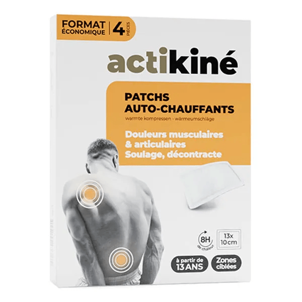 Actikiné Patch Auto-Chauffant 13 x 10cm 2 unités 2