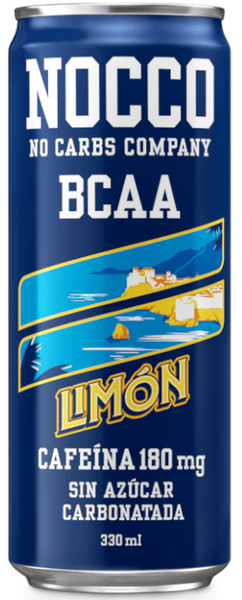 NOCCO BCCA Bebida Energética Limón del Sol 24x330 ml