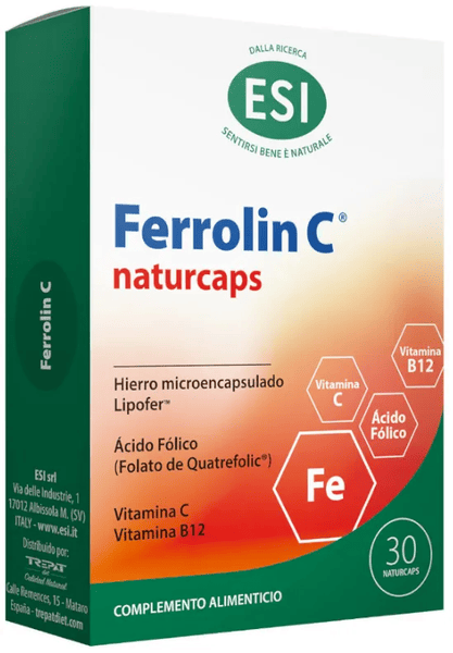 Esi Rojos Ferrolin C 30 Cápsulas - Imagen 2