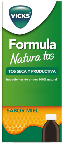 Vicks Formula Natura Tos Arabe Alivio 2en1 Miel 140 Ml