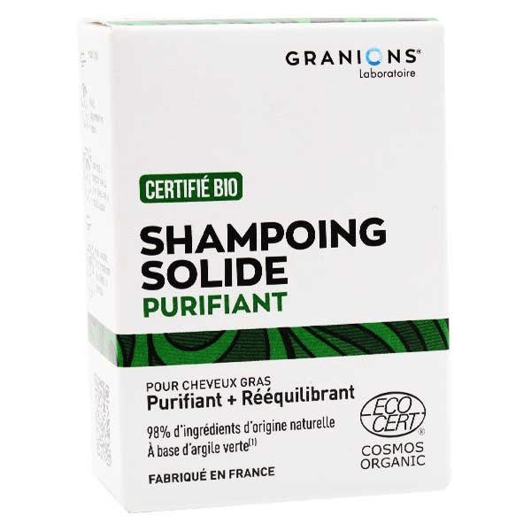 Granions Shampoing Solide Purifiant Bio 80g 3