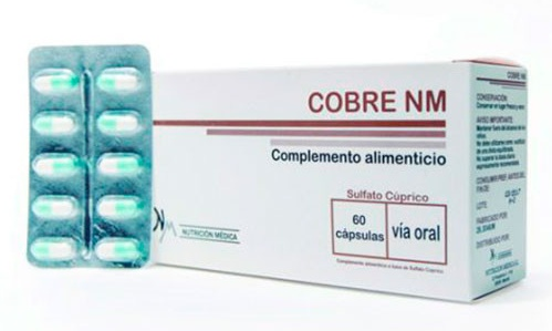 Nutrición Médica Cobre NM 60 Cápsulas