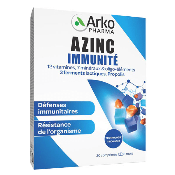 Azinc Immunité 30 comprimés 2