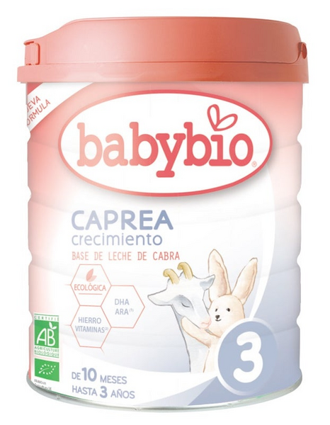BabyBio Caprea 3 Leche De Crecimiento +10m 800gr