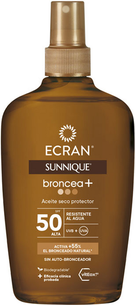 Ecran Sunnique Broncea+ Aceite Protector SPF50 200 Ml