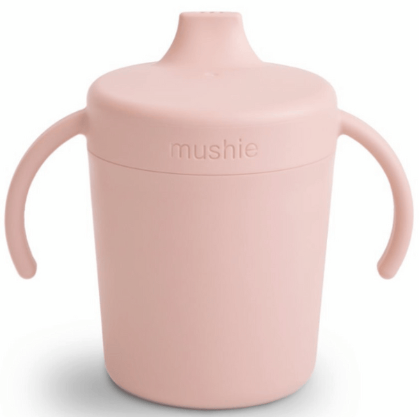 Mushie Taza Didáctica con Asas Solid Blush 230 ml