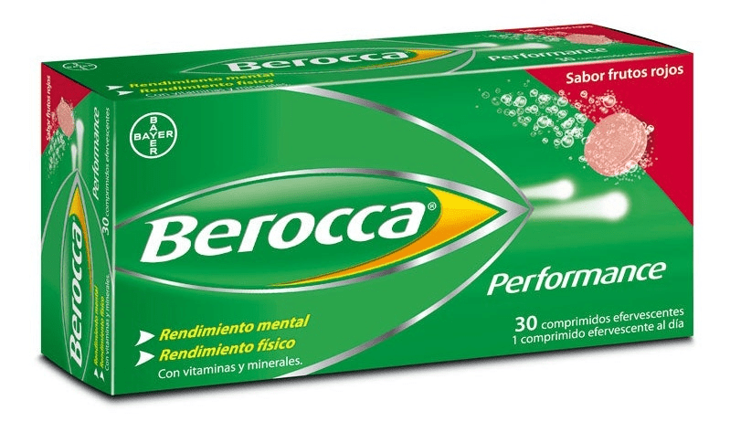 Berocca Performance Sabor Frutos Del Bosque Bayer 30 Comprimidos Efervescentes